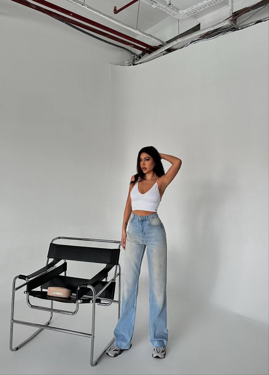 COLORS DESIGN WIDE LEG JEANS-J 1504