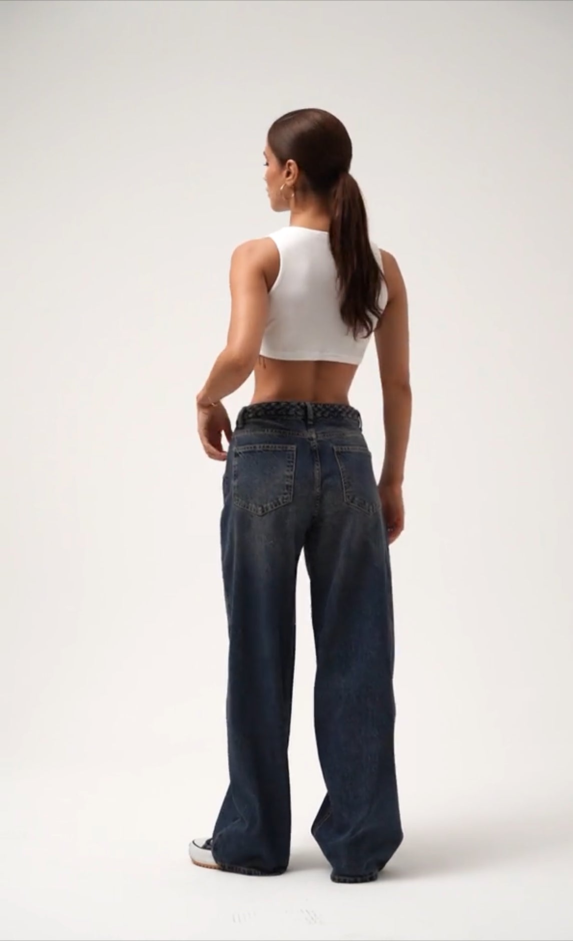 COLORS DESIGN WIDE LEG JEANS -J 1505