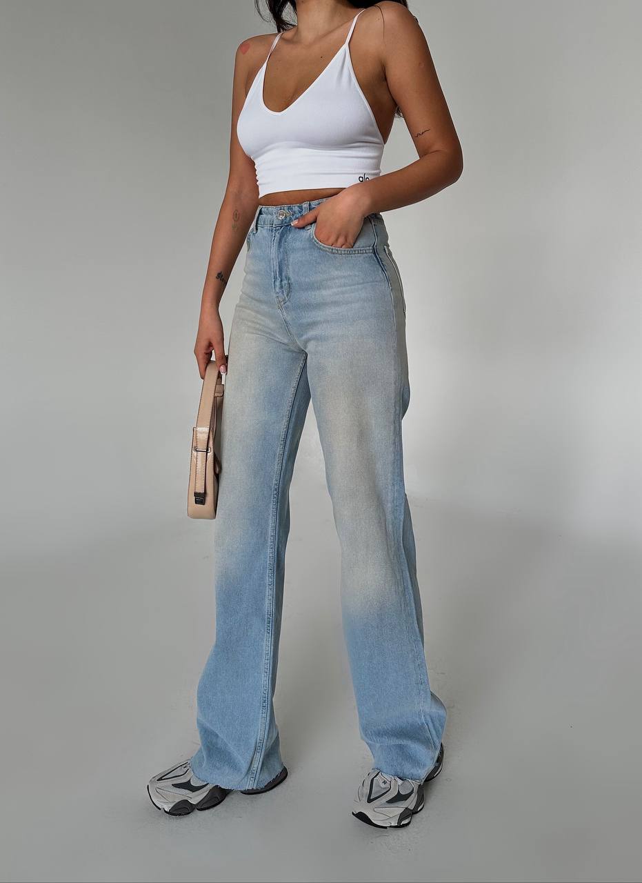COLORS DESIGN WIDE LEG JEANS-J 1504