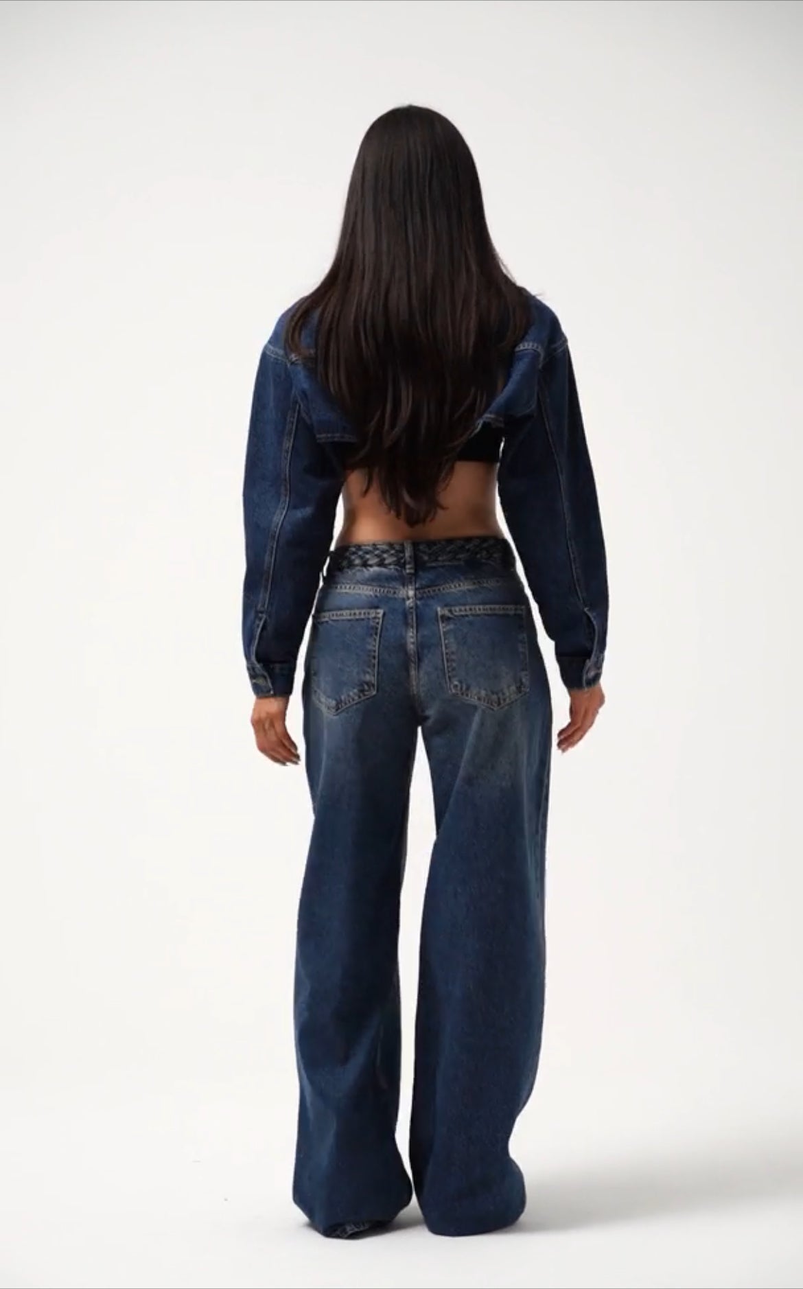 COLORS DESIGN WIDE LEG JEANS -J 1505