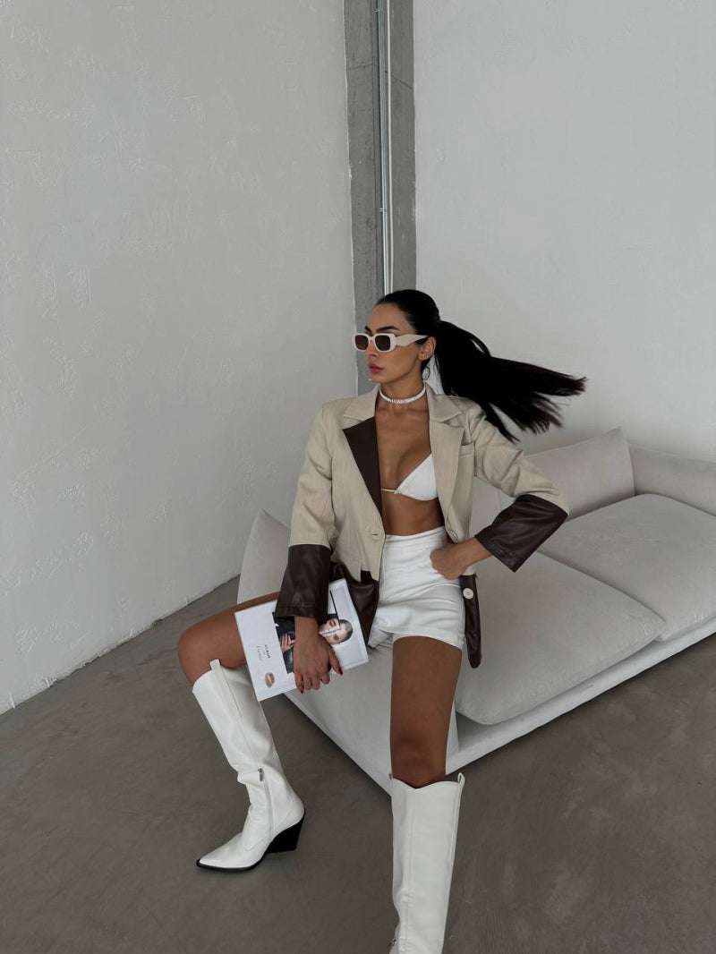 Brooklynn Blazer Beige