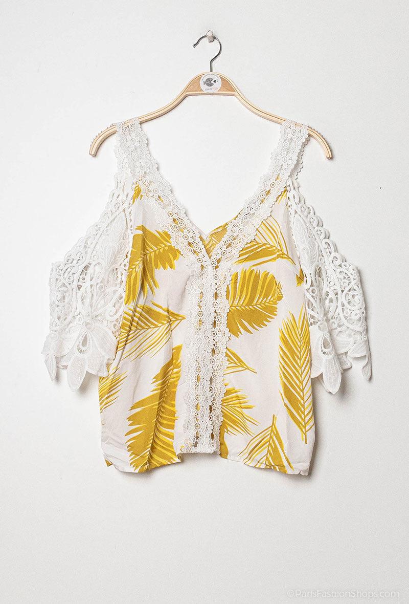 Catrina top-yellow