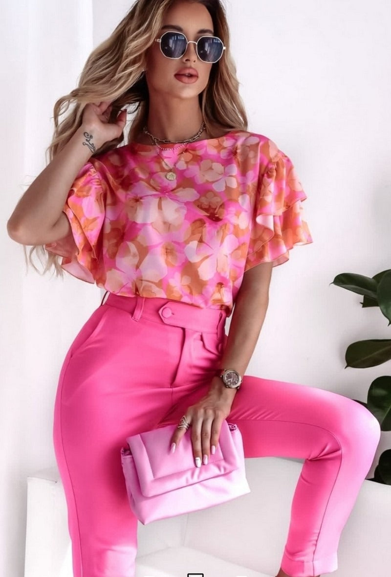 Camilla blouse-pink