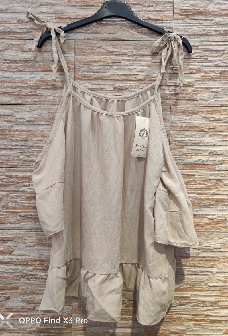 Sofia top-beige
