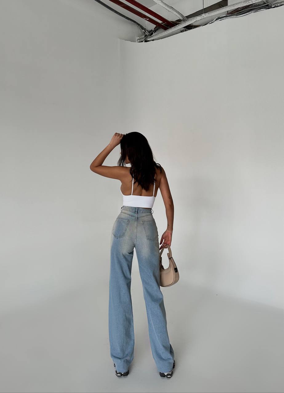 COLORS DESIGN WIDE LEG JEANS-J 1504
