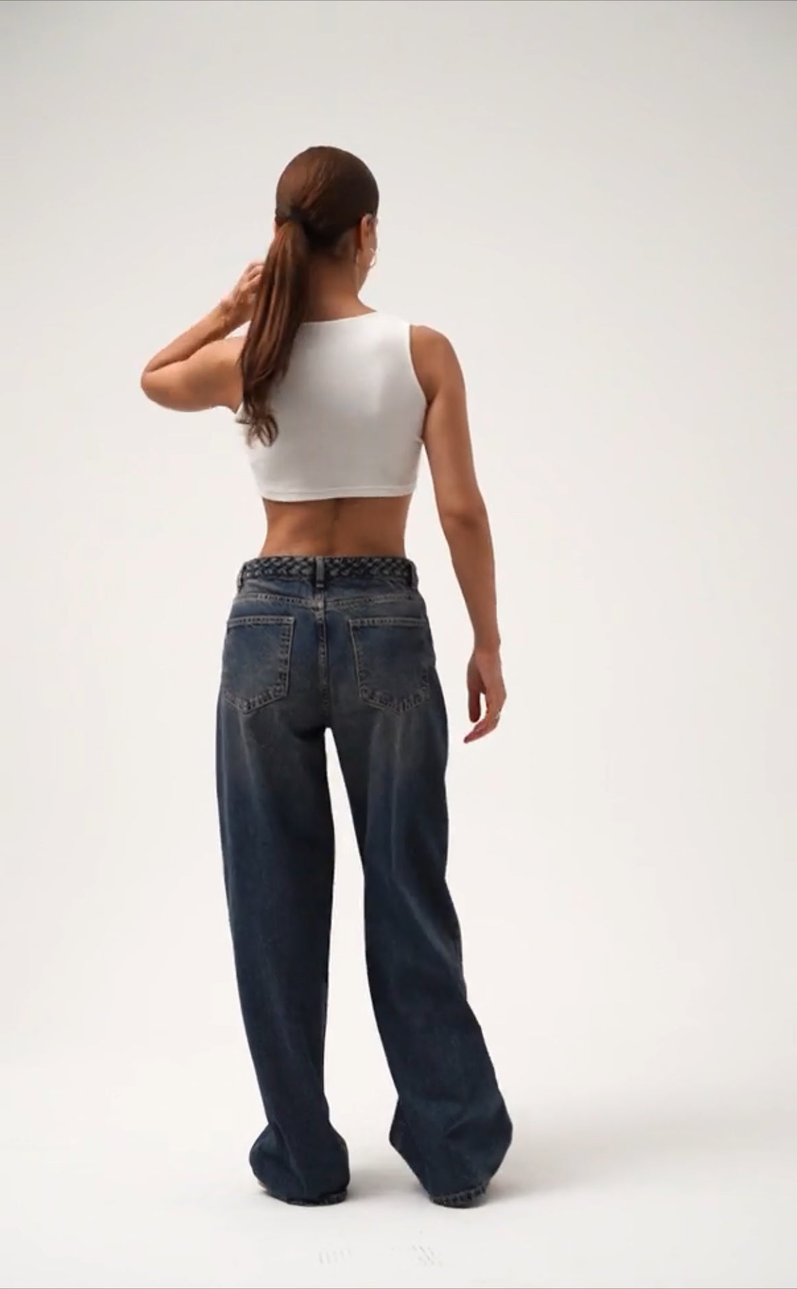 COLORS DESIGN WIDE LEG JEANS -J 1505