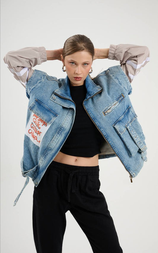 COLORS DESIGN DENIM JACKET -G2000