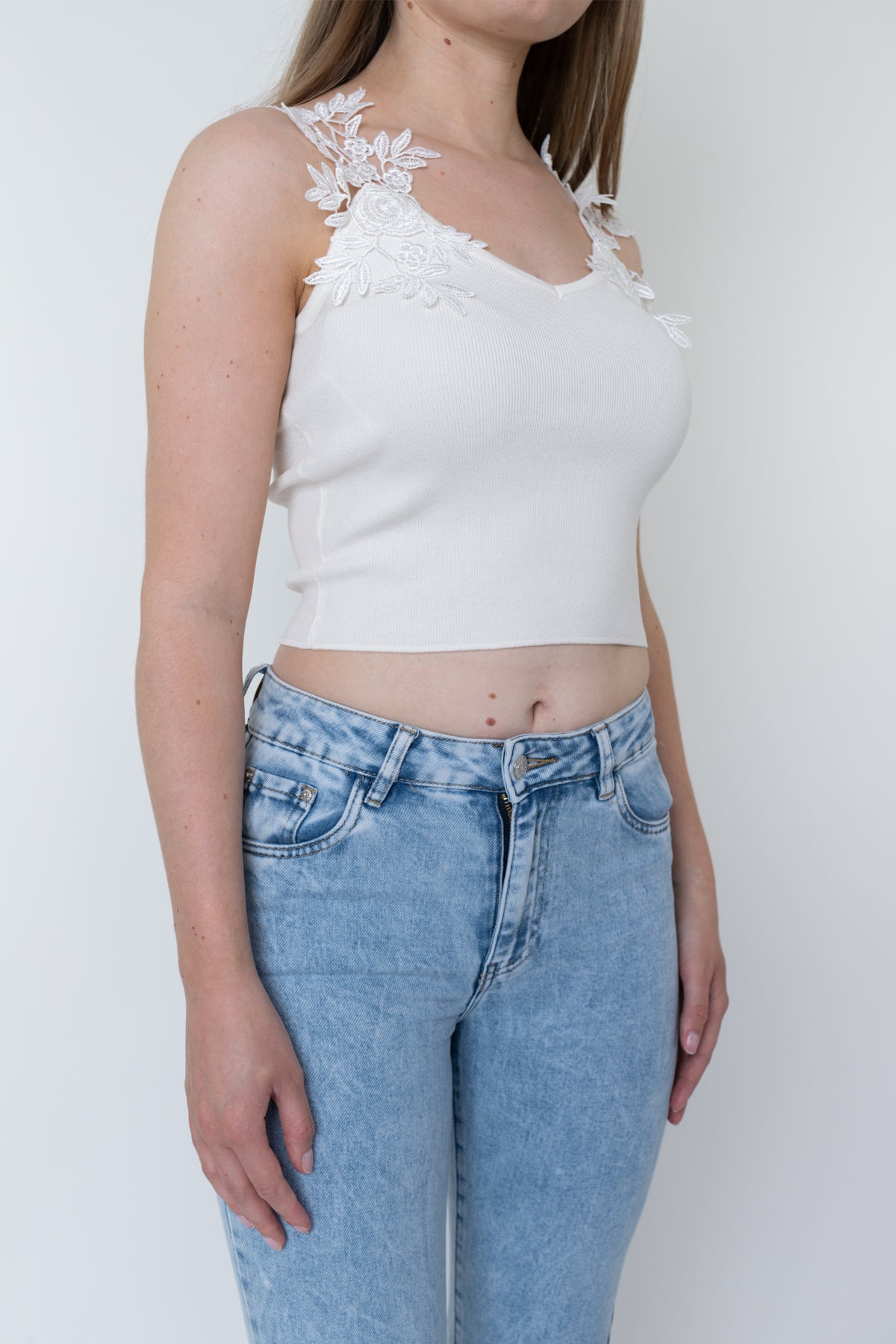 Bianca top-wit