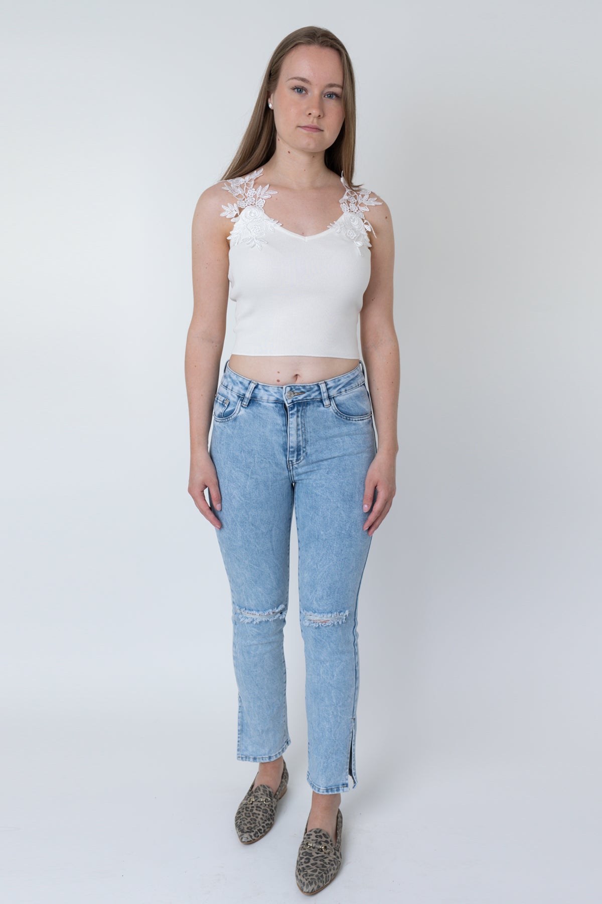 Bianca top-wit