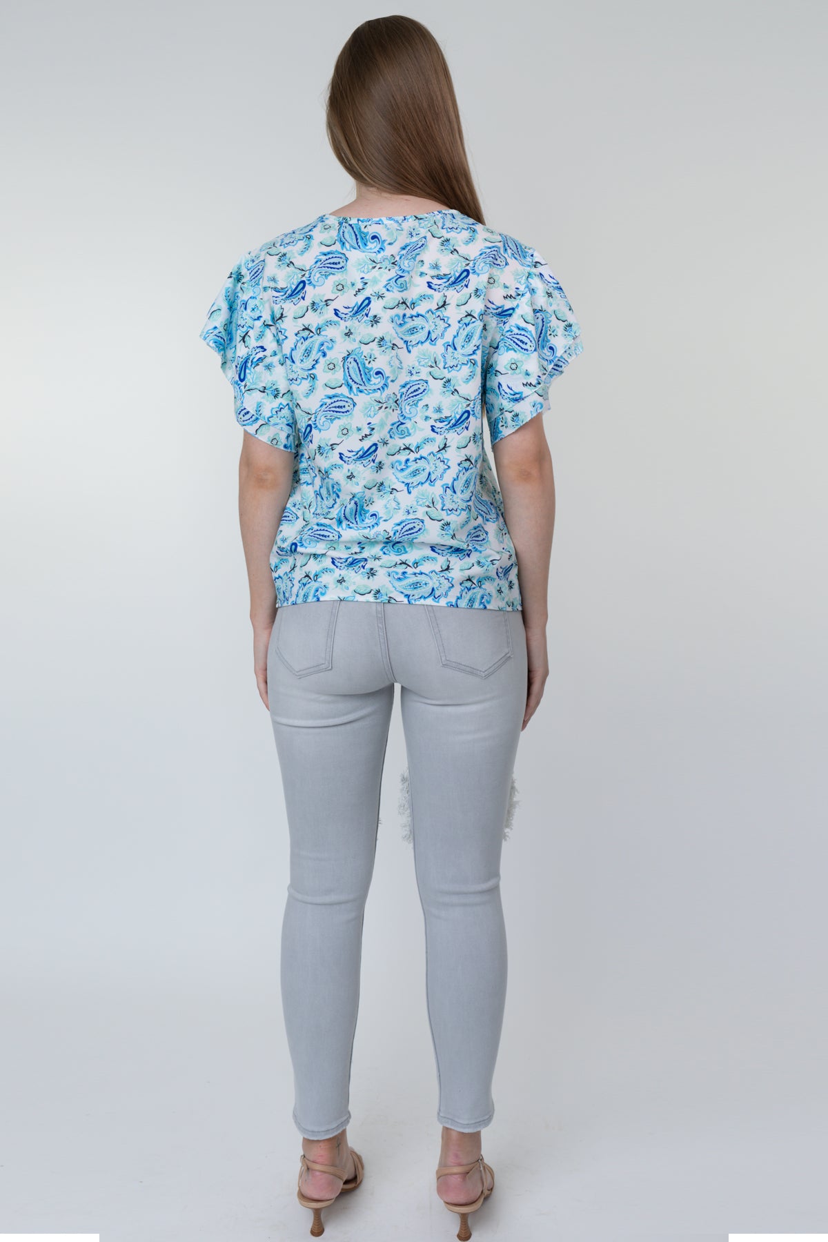 Camilla blouse-sky blue