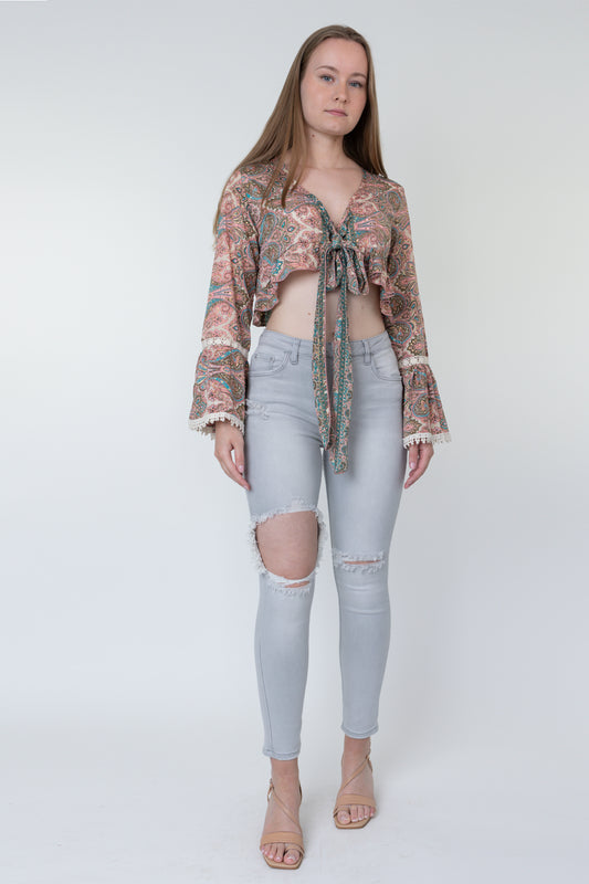 Julia blouse-turquoise