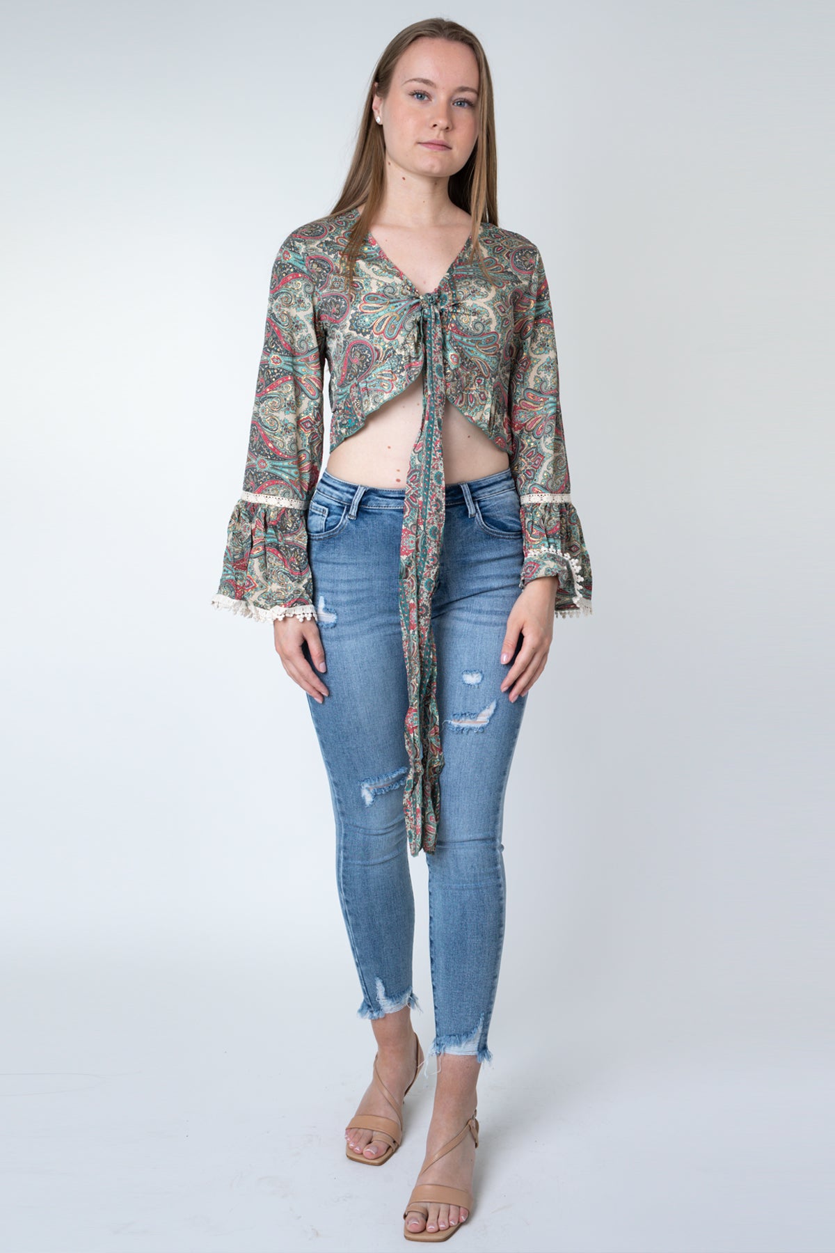 Julia blouse-red