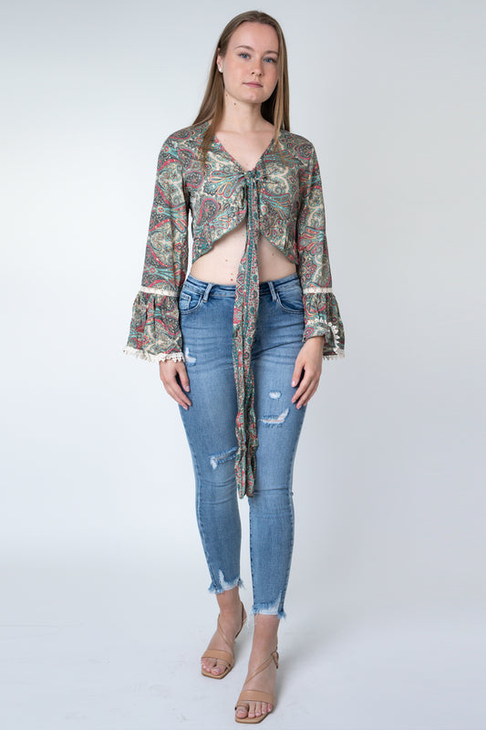 Julia blouse-red