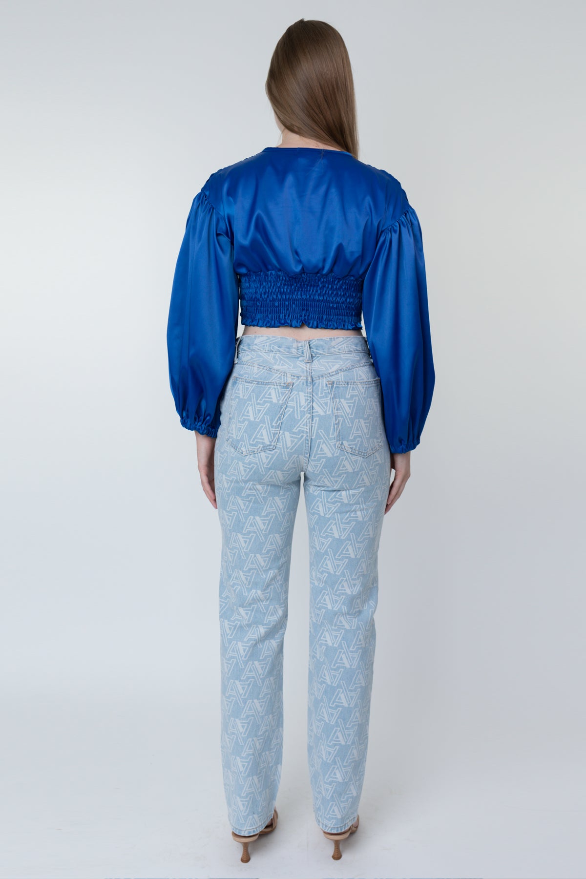 Brigitte top-blue