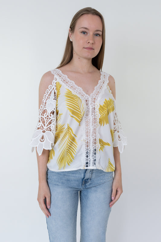 Catrina top-yellow