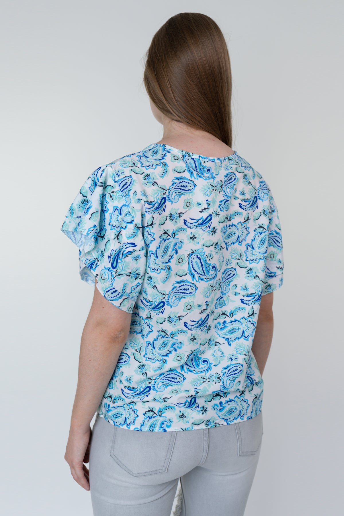 Camilla blouse-sky blue