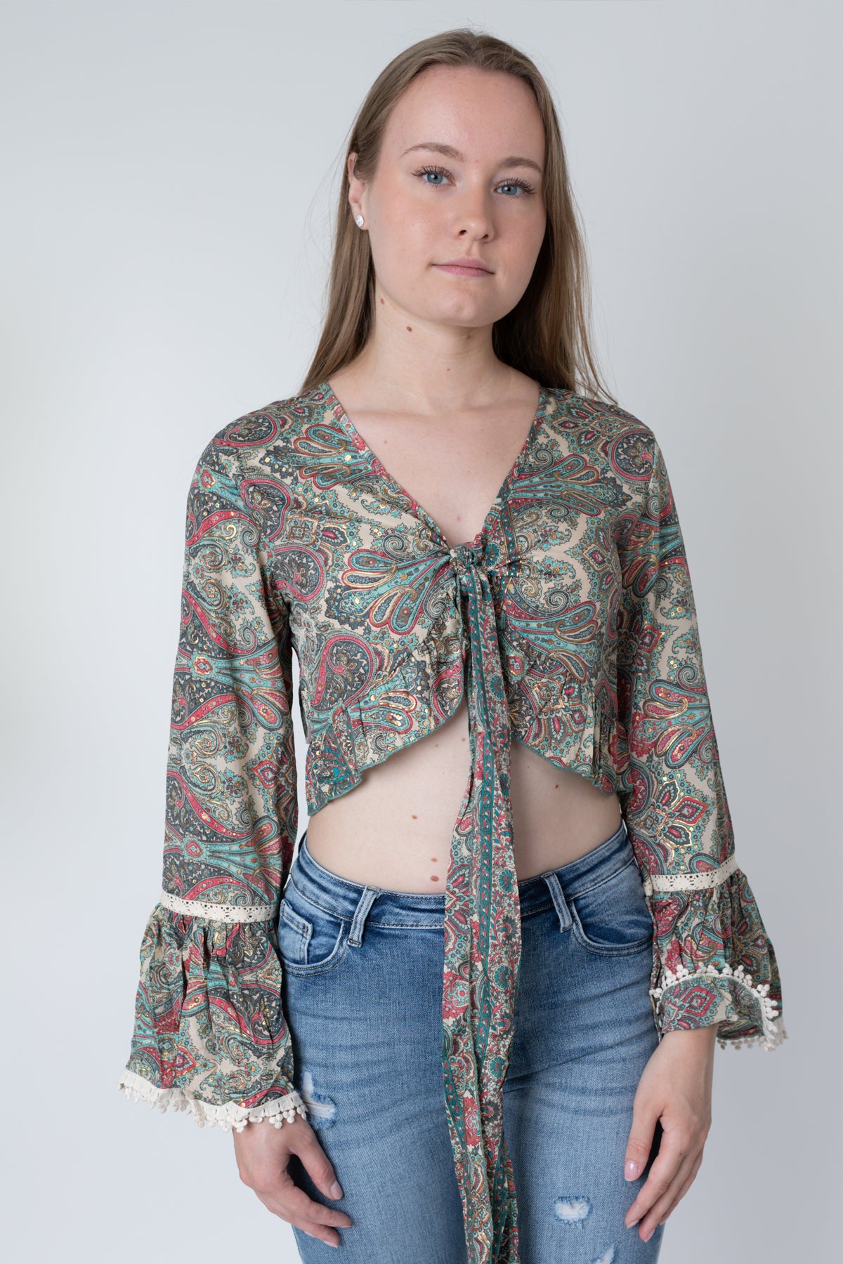 Julia blouse-red