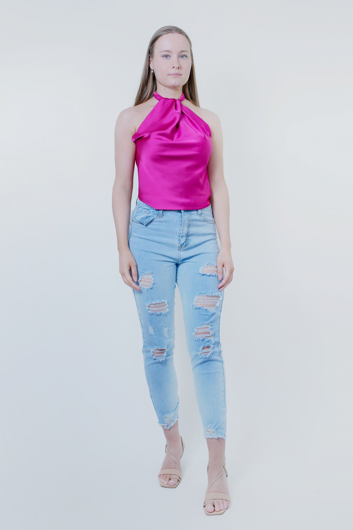 Cecile top-fuchsia