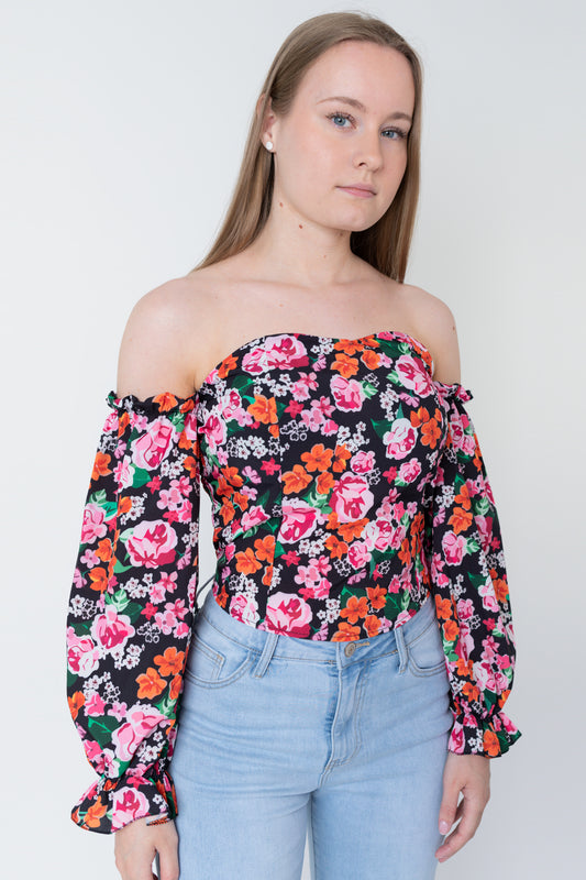 Nina blouse-black