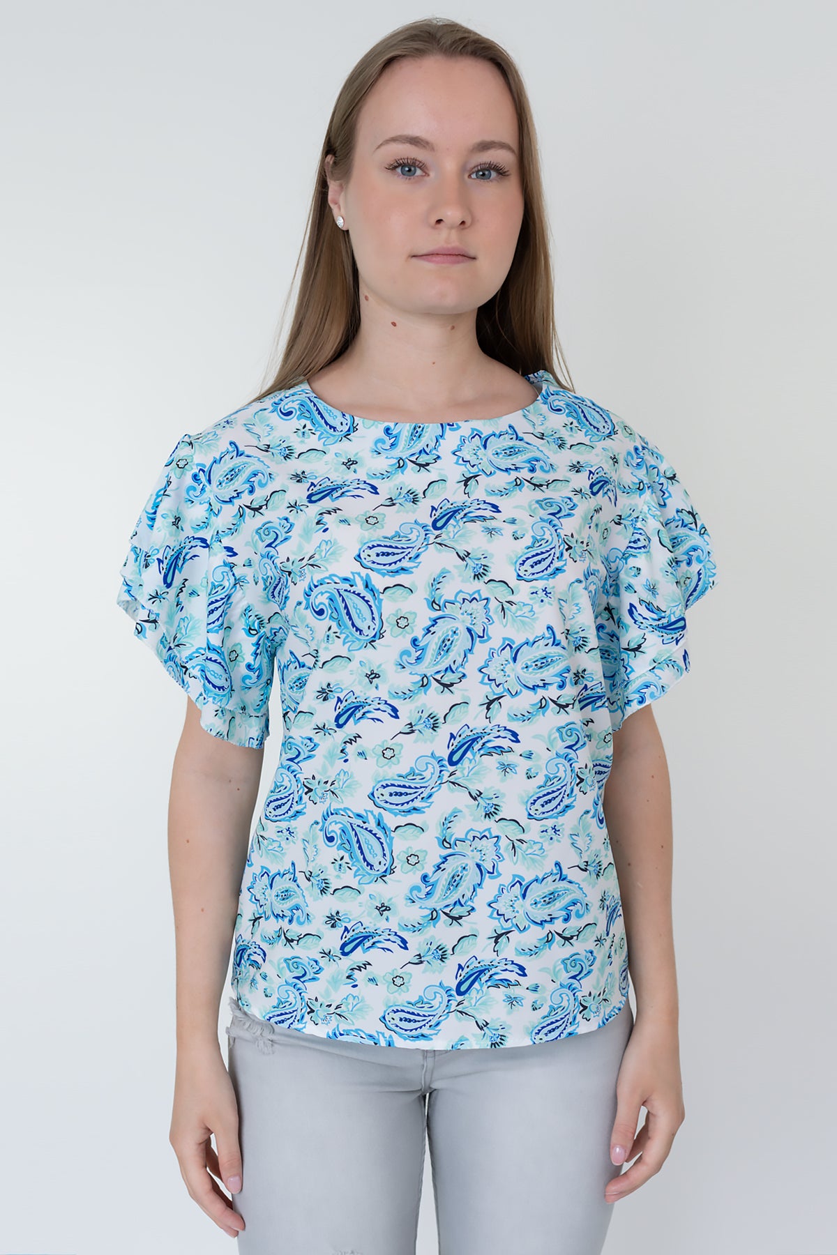 Camilla blouse-sky blue