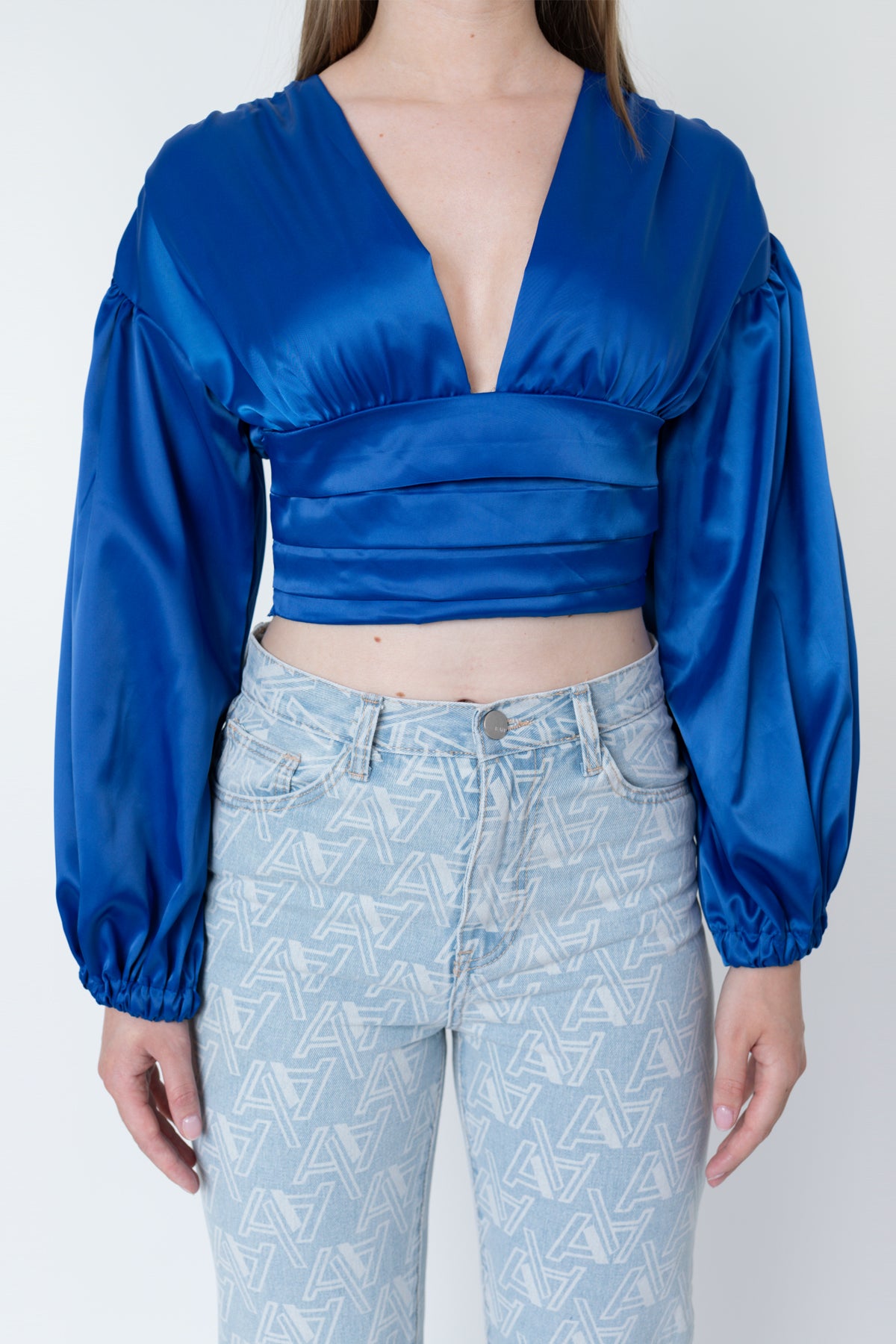 Brigitte top-blue