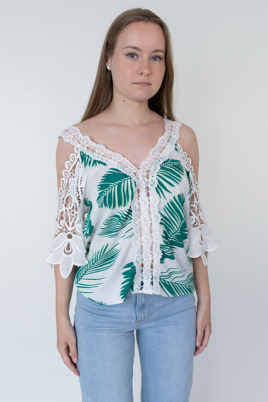 Catrina top-green