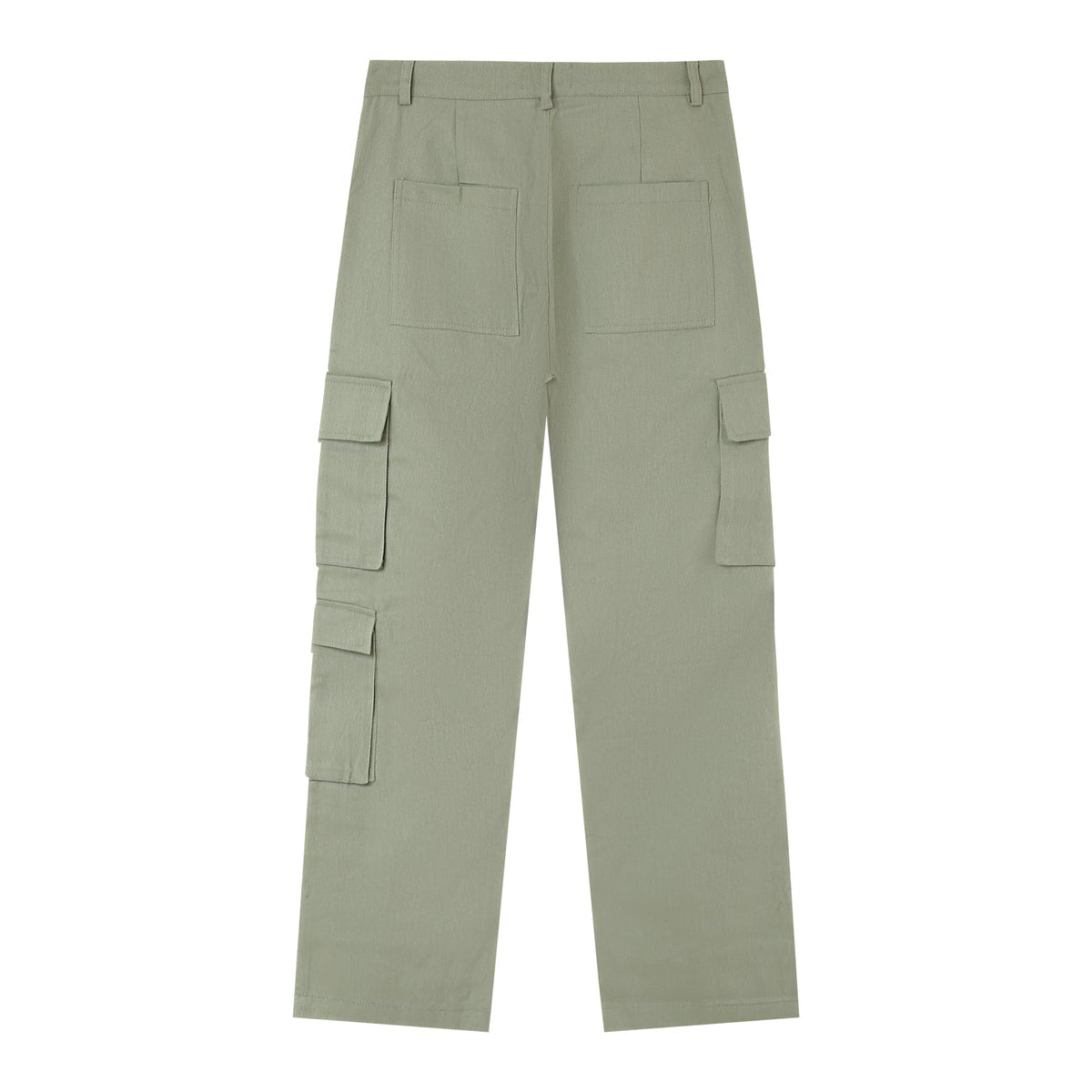 REGINA STRAIGHT CARGO PANTS KHAKI - GREEN