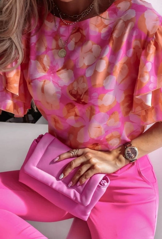 Camilla blouse-pink