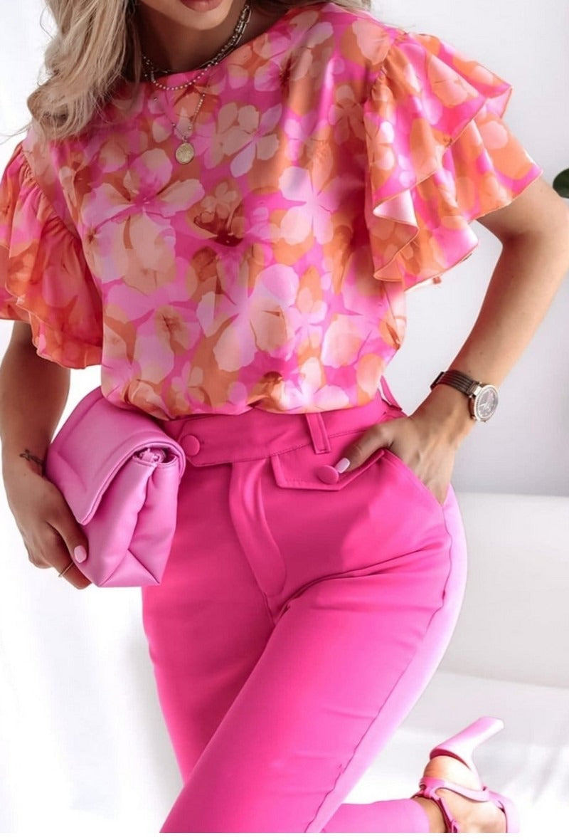 Camilla blouse-pink